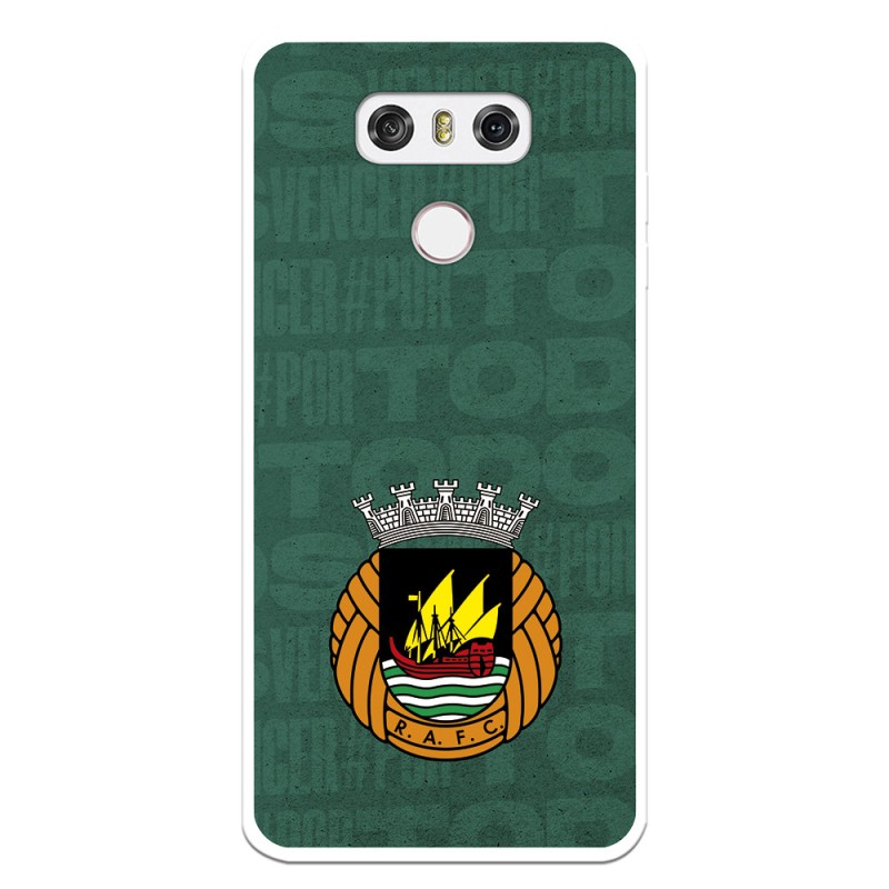 Funda para LG G6 del Rio Ave FC Escudo Fondo Verde Escudo Fondo Verde - Licencia Oficial Rio Ave FC