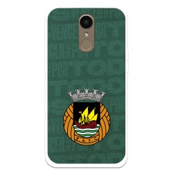 Funda para LG K10 2017 del Rio Ave FC Escudo Fondo Verde Escudo Fondo Verde - Licencia Oficial Rio Ave FC