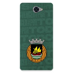 Funda para Huawei Y7 del Rio Ave FC Escudo Fondo Verde Escudo Fondo Verde - Licencia Oficial Rio Ave FC