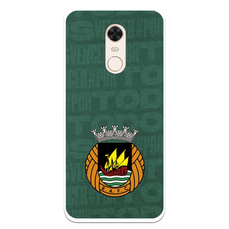 Funda para Xiaomi Redmi 5 Plus del Rio Ave FC Escudo Fondo Verde Escudo Fondo Verde - Licencia Oficial Rio Ave FC