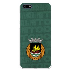 Funda para Huawei Y5 2018 del Rio Ave FC Escudo Fondo Verde Escudo Fondo Verde - Licencia Oficial Rio Ave FC