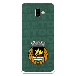 Funda para Samsung Galaxy J6 Plus del Rio Ave FC Escudo Fondo Verde Escudo Fondo Verde - Licencia Oficial Rio Ave FC