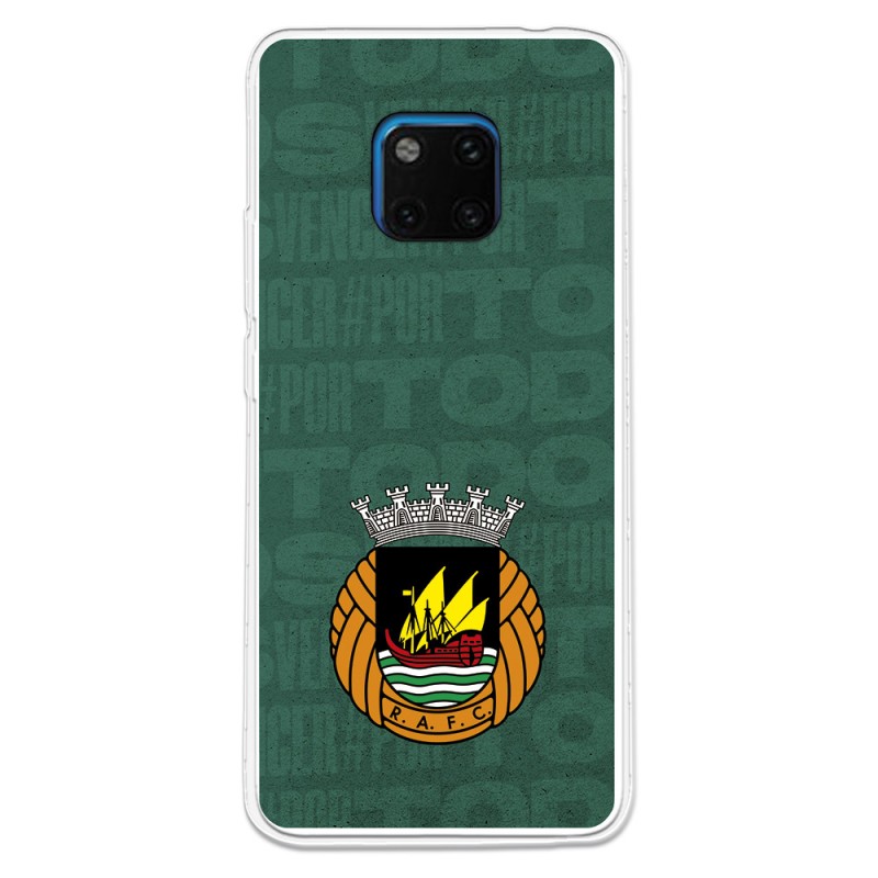 Funda para Huawei Mate 20 Pro del Rio Ave FC Escudo Fondo Verde Escudo Fondo Verde - Licencia Oficial Rio Ave FC