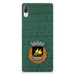 Funda para Sony Xperia L3 del Rio Ave FC Escudo Fondo Verde Escudo Fondo Verde - Licencia Oficial Rio Ave FC