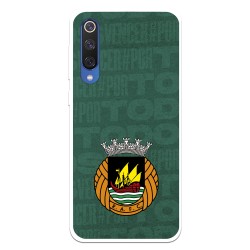 Funda para Xiaomi Mi 9 SE del Rio Ave FC Escudo Fondo Verde Escudo Fondo Verde - Licencia Oficial Rio Ave FC