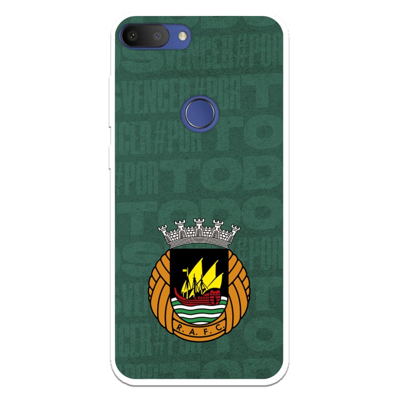 Funda para Alcatel 1S 2019 del Rio Ave FC Escudo Fondo Verde Escudo Fondo Verde - Licencia Oficial Rio Ave FC