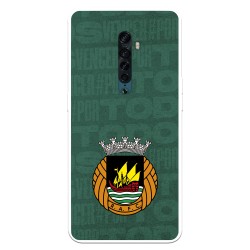 Funda para Oppo Reno2 del Rio Ave FC Escudo Fondo Verde Escudo Fondo Verde - Licencia Oficial Rio Ave FC