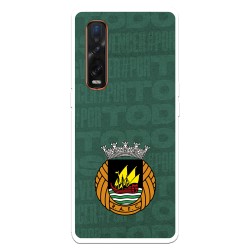 Funda para Oppo Find X2 Pro del Rio Ave FC Escudo Fondo Verde Escudo Fondo Verde - Licencia Oficial Rio Ave FC