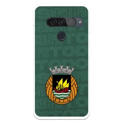 Funda para LG G8s ThinQ del Rio Ave FC Escudo Fondo Verde Escudo Fondo Verde - Licencia Oficial Rio Ave FC