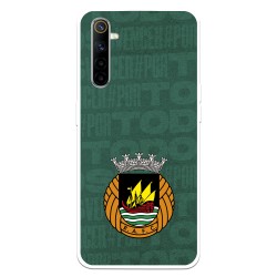 Funda para Realme 6 del Rio Ave FC Escudo Fondo Verde Escudo Fondo Verde - Licencia Oficial Rio Ave FC