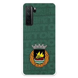 Funda para Huawei P40 Lite 5G del Rio Ave FC Escudo Fondo Verde Escudo Fondo Verde - Licencia Oficial Rio Ave FC