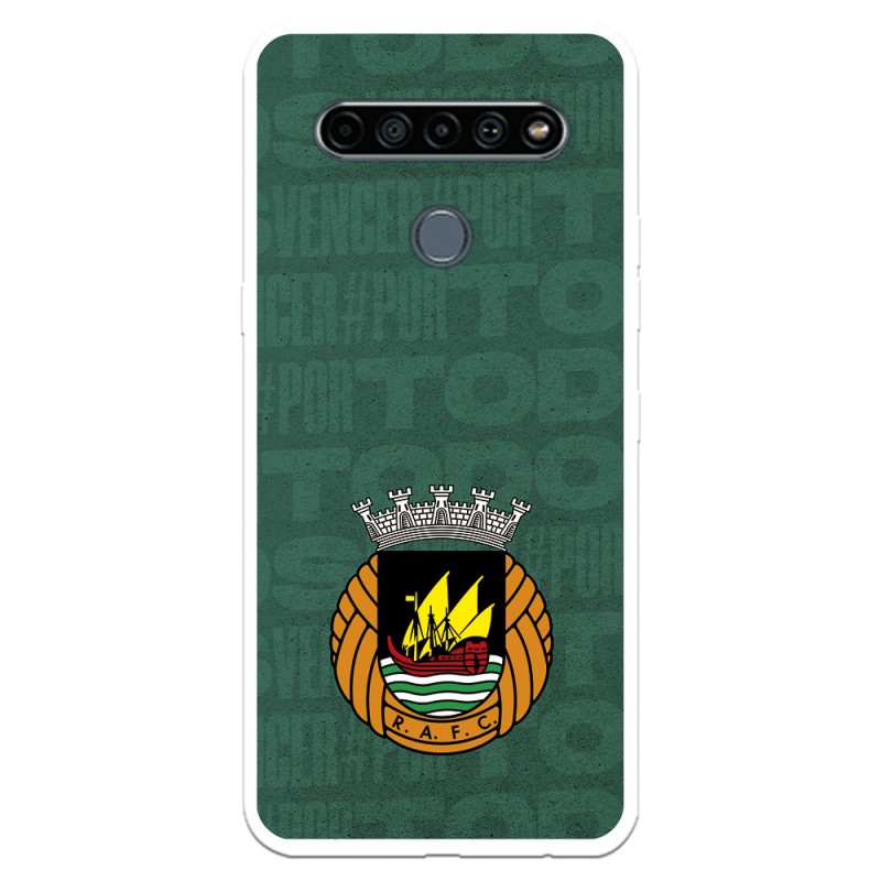 Funda para LG K61 del Rio Ave FC Escudo Fondo Verde Escudo Fondo Verde - Licencia Oficial Rio Ave FC