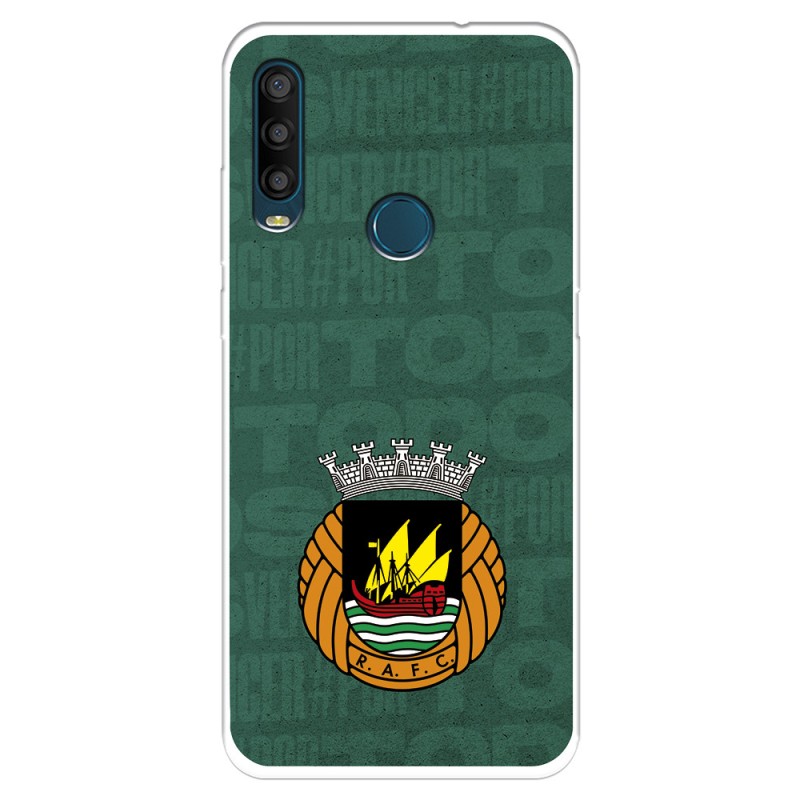 Funda para Alcatel 1SE 2020 del Rio Ave FC Escudo Fondo Verde Escudo Fondo Verde - Licencia Oficial Rio Ave FC