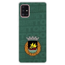 Funda para Samsung Galaxy A51 5G del Rio Ave FC Escudo Fondo Verde Escudo Fondo Verde - Licencia Oficial Rio Ave FC