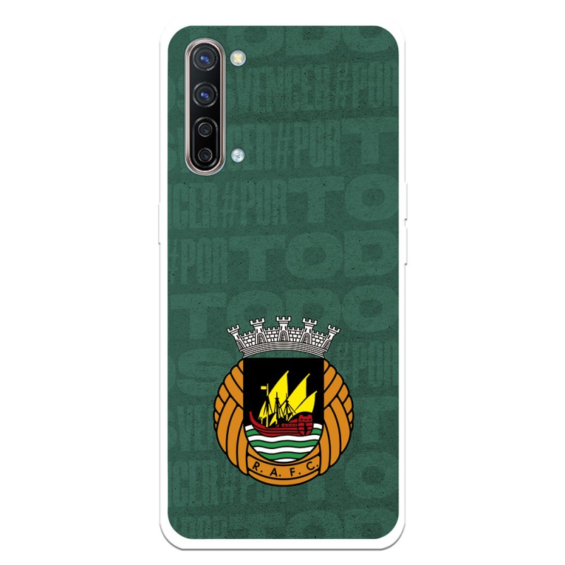 Funda para Oppo Find X2 Lite del Rio Ave FC Escudo Fondo Verde Escudo Fondo Verde - Licencia Oficial Rio Ave FC