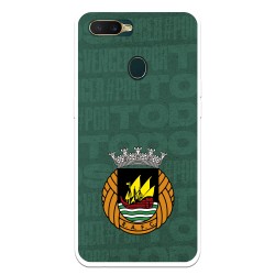 Funda para Oppo A7 del Rio Ave FC Escudo Fondo Verde Escudo Fondo Verde - Licencia Oficial Rio Ave FC