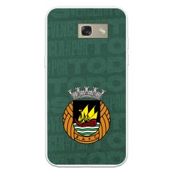 Funda para Samsung Galaxy A3 del Rio Ave FC Escudo Fondo Verde Escudo Fondo Verde - Licencia Oficial Rio Ave FC