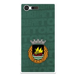 Funda para Sony Xperia X Compact del Rio Ave FC Escudo Fondo Verde Escudo Fondo Verde - Licencia Oficial Rio Ave FC