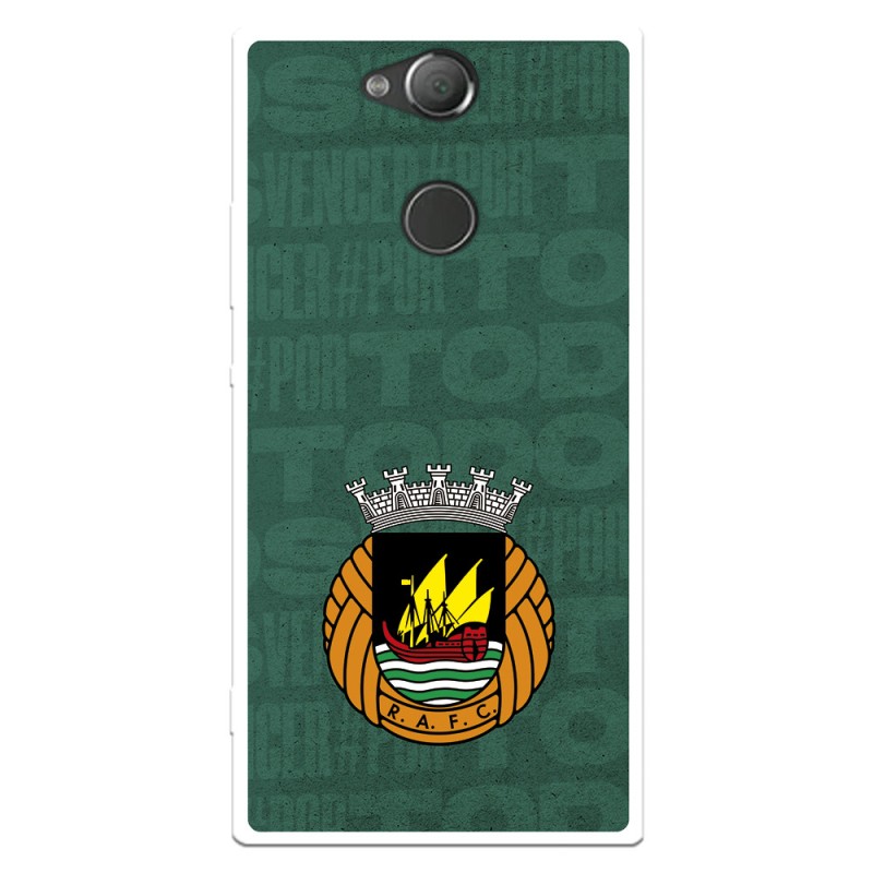 Funda para Sony Xperia XA2 del Rio Ave FC Escudo Fondo Verde Escudo Fondo Verde - Licencia Oficial Rio Ave FC