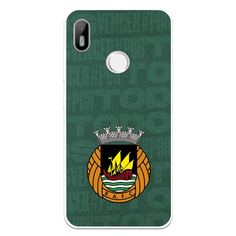 Funda para BQ Aquaris C del Rio Ave FC Escudo Fondo Verde Escudo Fondo Verde - Licencia Oficial Rio Ave FC