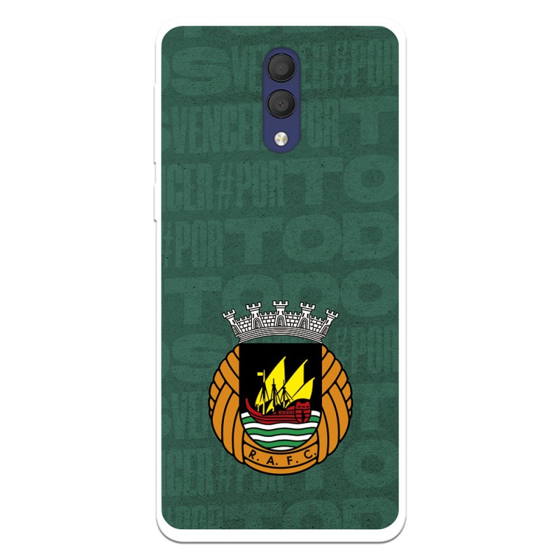 Funda para Alcatel 1X 2019 del Rio Ave FC Escudo Fondo Verde Escudo Fondo Verde - Licencia Oficial Rio Ave FC