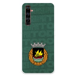 Funda para Realme X50 Pro 5G del Rio Ave FC Escudo Fondo Verde Escudo Fondo Verde - Licencia Oficial Rio Ave FC