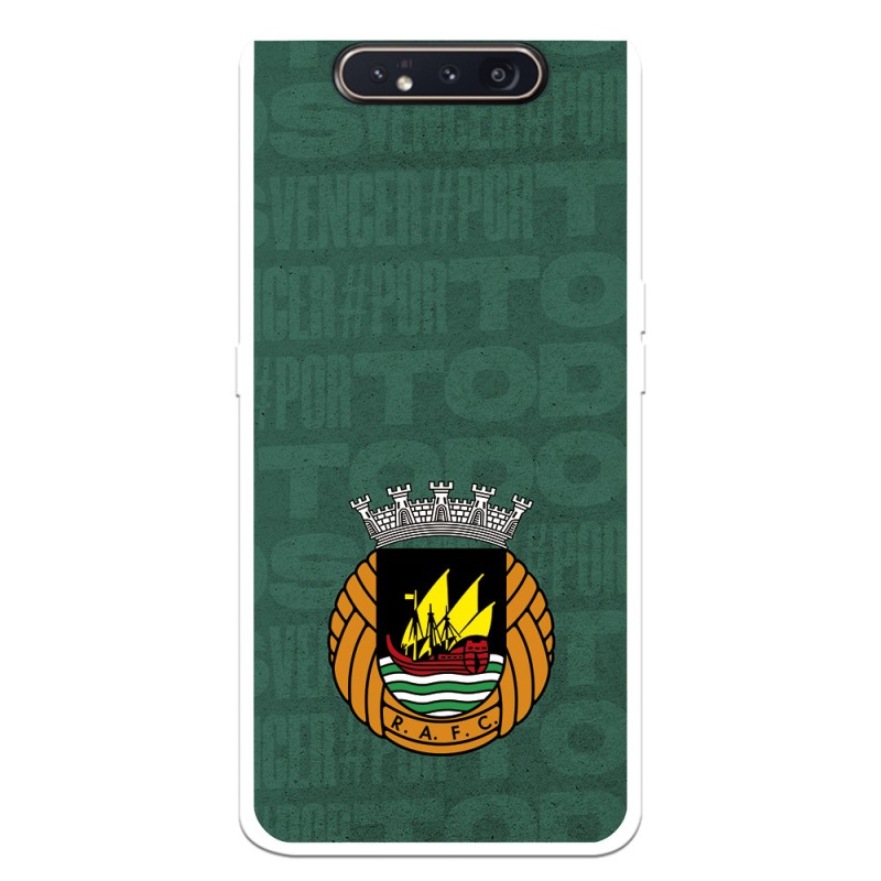 Funda para Samsung Galaxy A80 del Rio Ave FC Escudo Fondo Verde Escudo Fondo Verde - Licencia Oficial Rio Ave FC