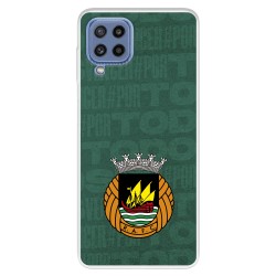 Funda para Samsung Galaxy M32 del Rio Ave FC Escudo Fondo Verde Escudo Fondo Verde - Licencia Oficial Rio Ave FC