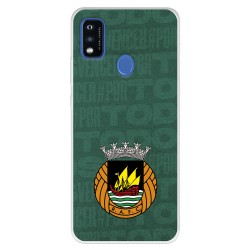 Funda para ZTE Blade A51 del Rio Ave FC Escudo Fondo Verde Escudo Fondo Verde - Licencia Oficial Rio Ave FC