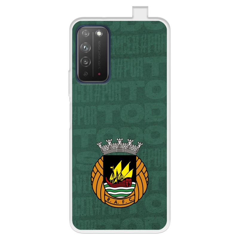 Funda para Honor X10 5G del Rio Ave FC Escudo Fondo Verde Escudo Fondo Verde - Licencia Oficial Rio Ave FC