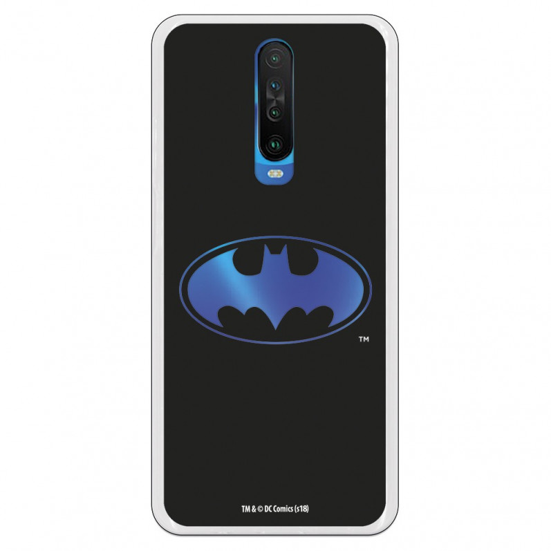 Funda para Xiaomi Redmi K30 Oficial de DC Comics Batman Logo Transparente - DC Comics