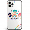 Capa telemóvel Desenho Orgulho - Love is Love