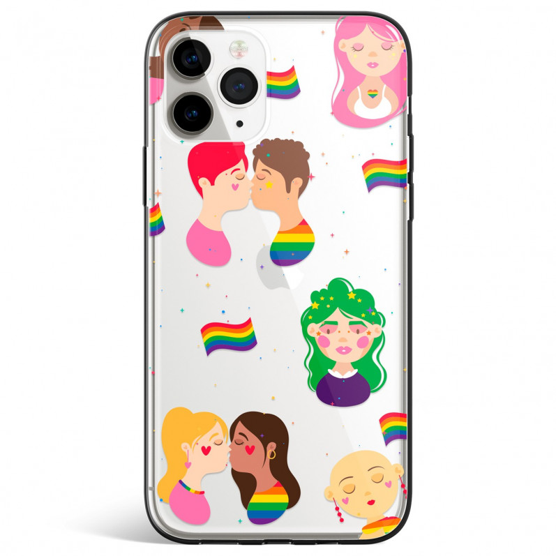 Capa telemóvel Desenho Orgulho - Casais LGBTQI