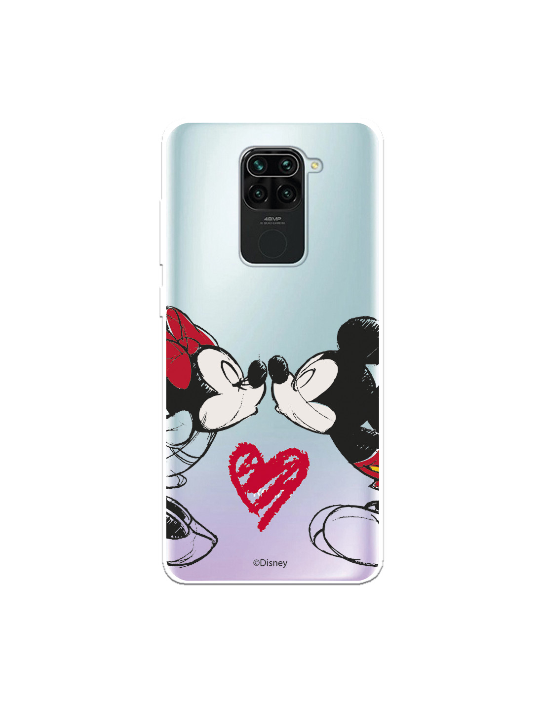 Capa para Xiaomi Redmi Note 9 Oficial da Disney Mickey e Minnie Beijo -  Clássicos Disney