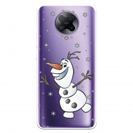 Funda para Xiaomi Redmi K30 Pro Oficial de Disney Olaf Transparente - Frozen