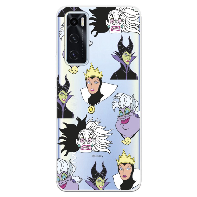 Funda para Vivo Y70 Oficial de Disney Villanas Patrón - Villanas Disney