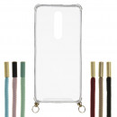 Capa silicone Suporte Cordão Transparente para Xiaomi Redmi K30
