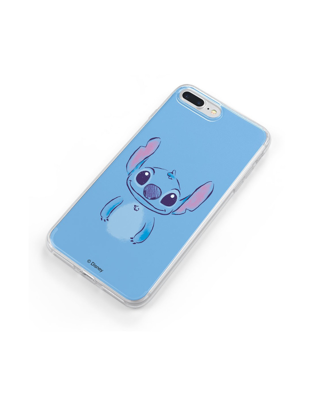 Funda para Xiaomi Redmi 9A Oficial de Disney Stitch Azul - Lilo & Stitch