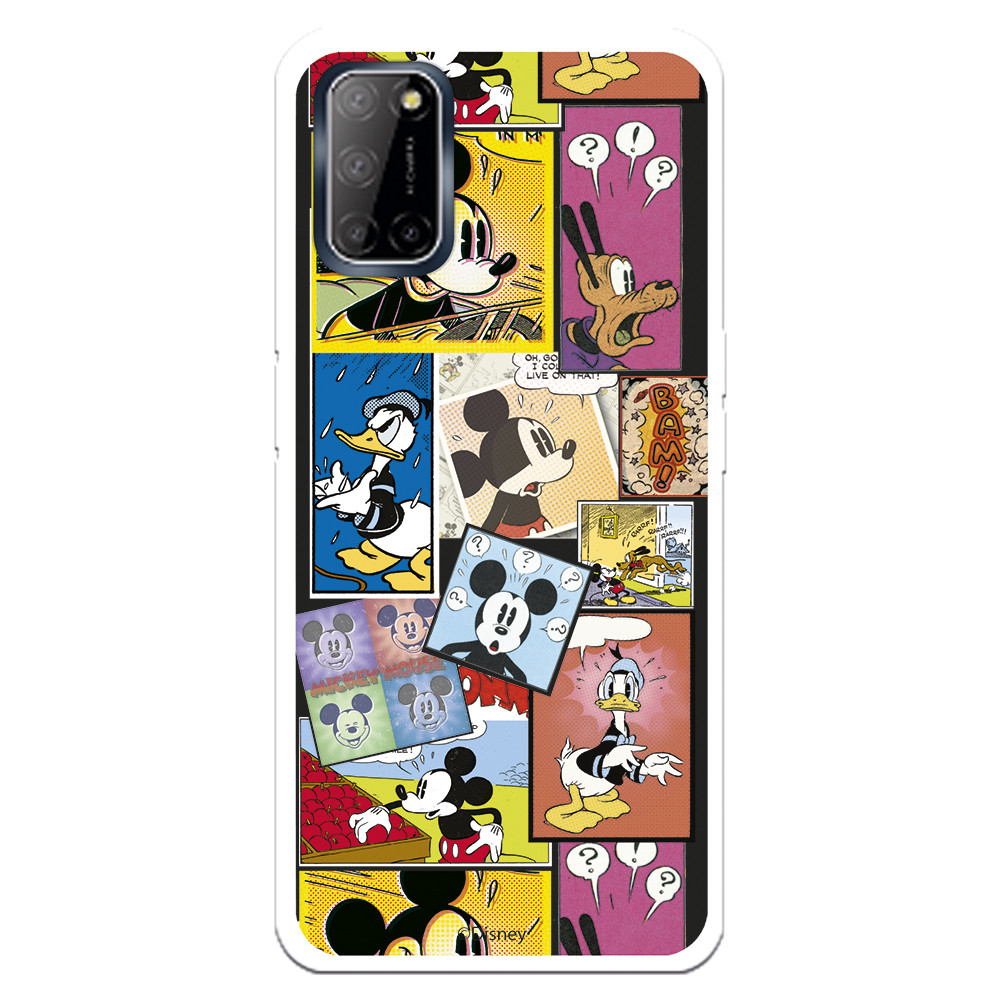 Capa para Oppo A72 Oficial da Disney Mickey Comic - Clássicos Disney