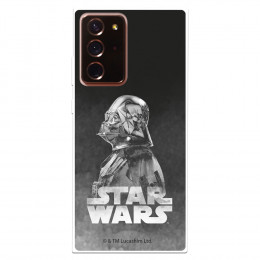 Funda para Samsung Galaxy Note 20 Plus Oficial de Star Wars Darth Vader Fondo negro - Star Wars