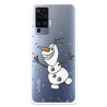 Funda para Vivo X51 Oficial de Disney Olaf Transparente - Frozen