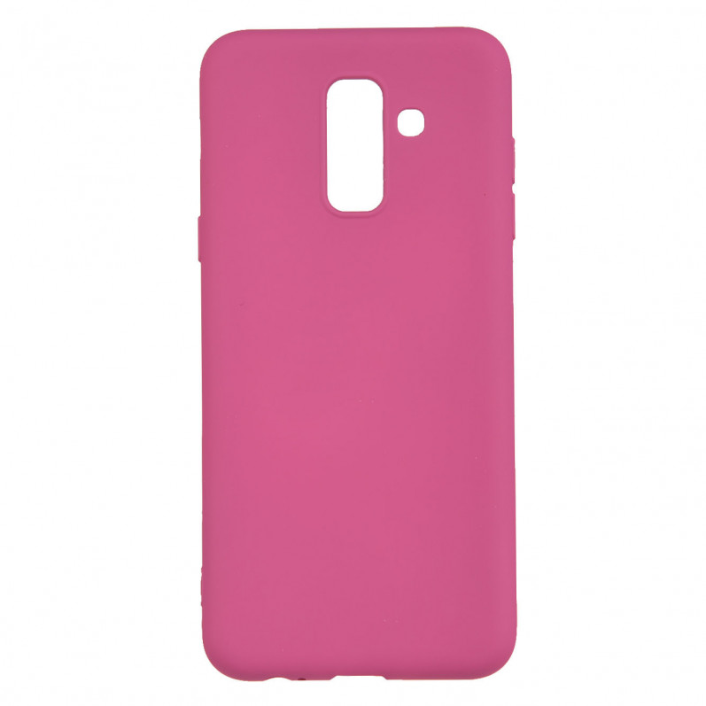 Capa Ultra-suave Cor de rosa para Samsung Galaxy A6 Plus