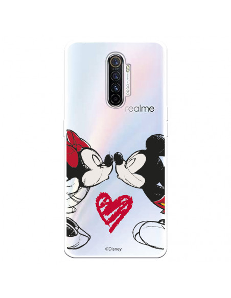 Capa para Realme X2 Pro Oficial da Disney Mickey e Minnie Beijo