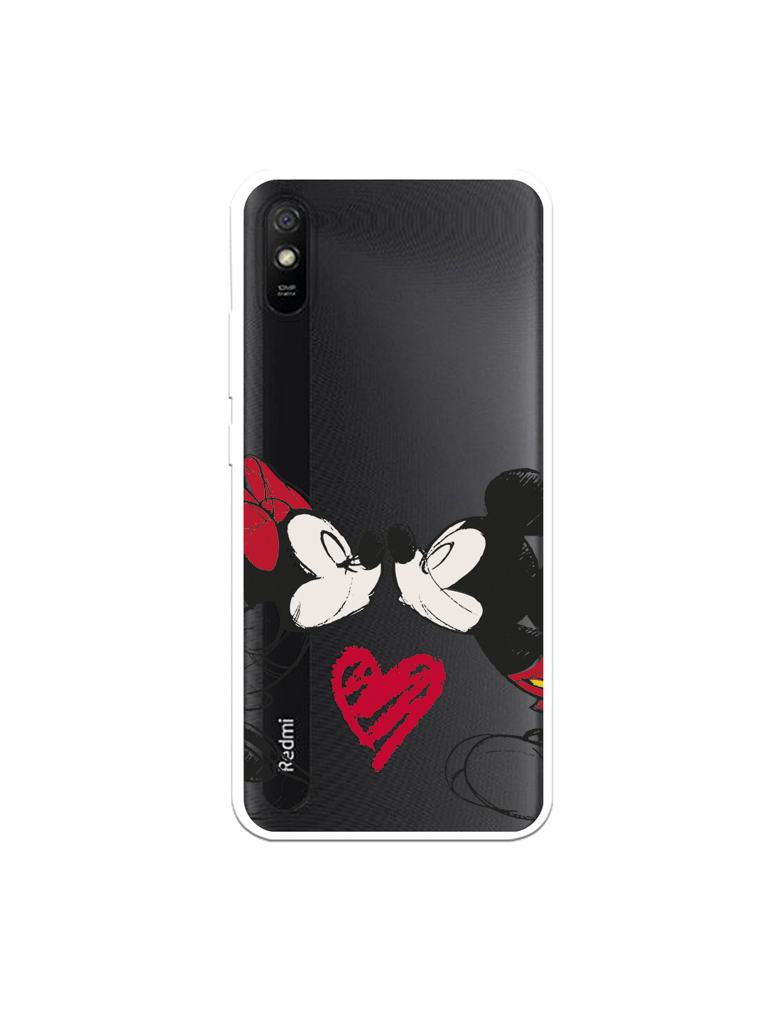 Funda para Xiaomi Redmi Note 9 Oficial de Disney Mickey y Minnie