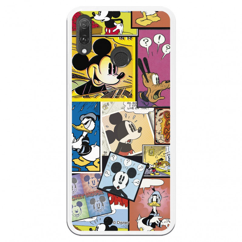 Carcasa Oficial Disney Mickey Comic para Huawei Y9 2019- La Casa de las Carcasas