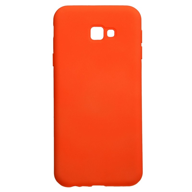 Funda Ultra suave Naranja Fluorescente para Samsung Galaxy J4 Plus