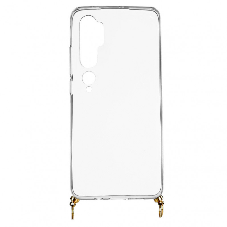 Funda Silicona Colgante Transparente para Xiaomi Mi Note 10 Pro- La Casa de las Carcasas