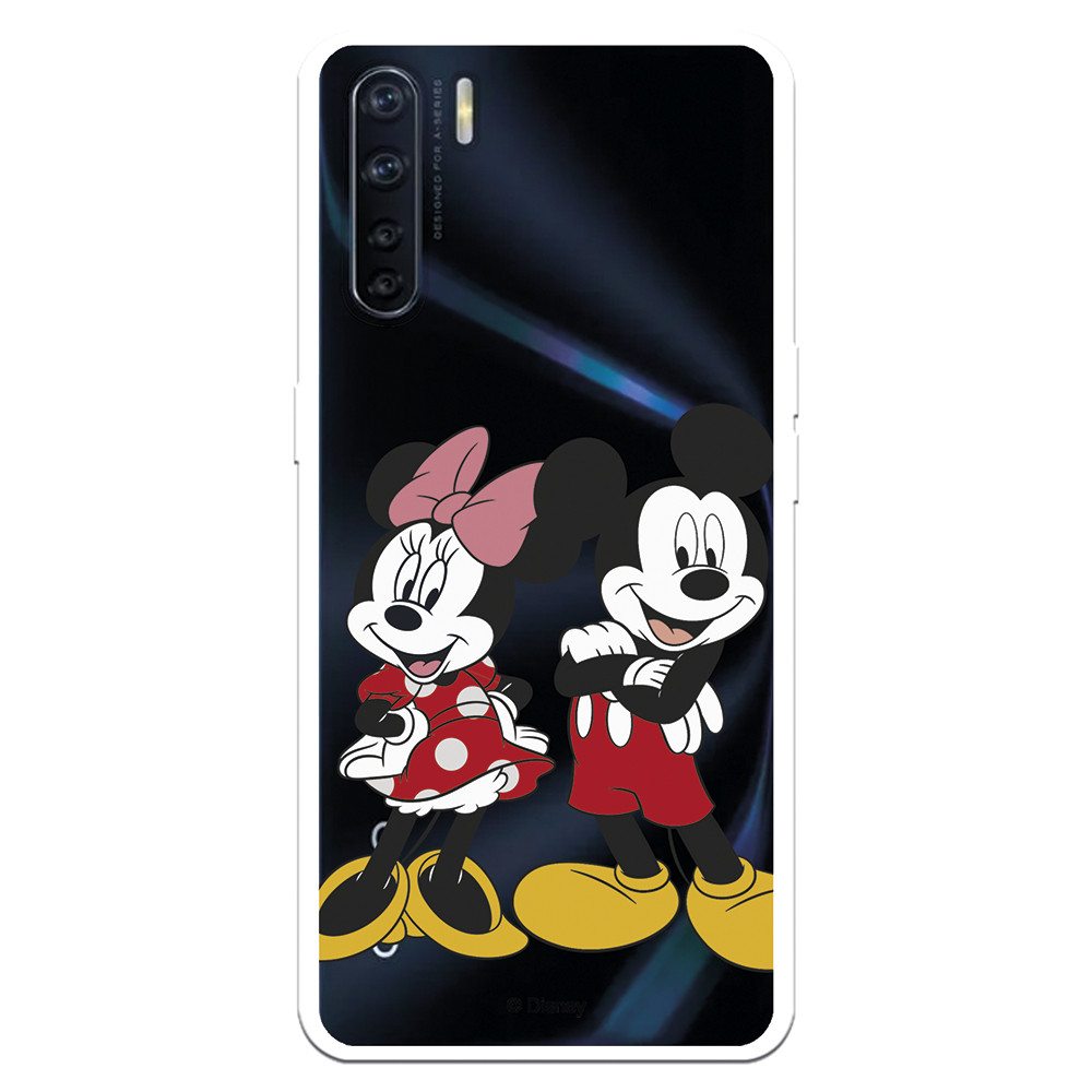 Funda para Xiaomi Redmi Note 9 Pro Oficial de Disney Mickey y Minnie  Posando - Clásicos Disney