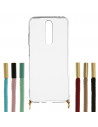 Capa silicone Suporte Cordão Transparente para LG K30