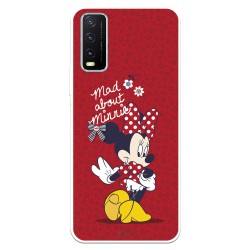 Funda para Vivo Y20S Oficial de Disney Minnie Mad About - Clásicos Disney